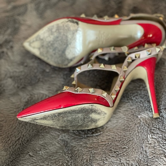 Valentino Rockstud Sandals 37 1/2 - Picture 11 of 16